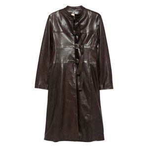 Paloma Wool Brown Coats - Leather Coats Women